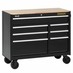 Tools & Equipment Stanley STST24174BK 41-Inch 300-Series 7-Drawer Storage Mobile Workbench - Black