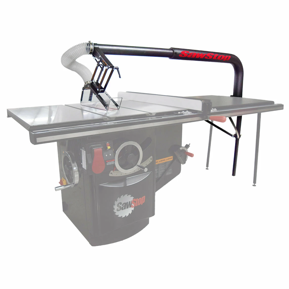 Saw Stop Power Tools SawStop TSG-FDC 4-Inch Floating Overarm Dust Collection Guard For Iron Saws 3 Saw Stop Power Tools SawStop TSG-FDC 4-Inch Floating Overarm Dust Collection Guard For Iron Saws