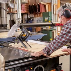 Saw Stop Power Tools SawStop TSG-FDC 4-Inch Floating Overarm Dust Collection Guard For Iron Saws 10 Saw Stop Power Tools SawStop TSG-FDC 4-Inch Floating Overarm Dust Collection Guard For Iron Saws