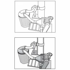 Shop Fox W1049 Large Dust Collection Cyclone Separator For 30 Gallon Trash Cans Tools & Equipment