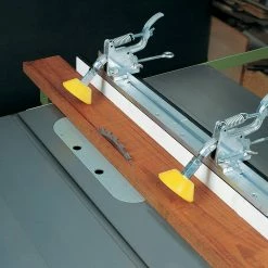 Shop Fox W1104 Yellow Die-Cast Aluminum Non-Marring Board Buddies For Table Saws Power Tools