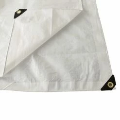 Weather Guard White 20x24 Heavy Duty UV Protected Treated Canopy Sun Shade Boat Cover Tarp Lawn & Outdoor Power