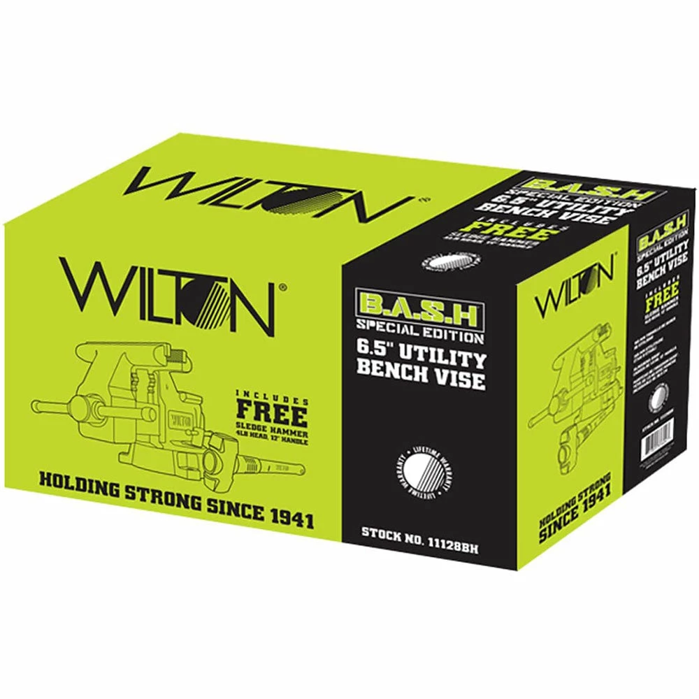 Tools & Equipment Wilton 11128BH 6-1/2-Inch Versatile Utility Bench Vise And Sledge Hammer Combo 4 Tools & Equipment Wilton 11128BH 6-1/2-Inch Versatile Utility Bench Vise And Sledge Hammer Combo