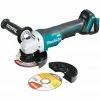 Makita XAG11Z 18-Volt 5-Inch Cordless Paddle Switch Angle Grinder - Bare Tool Tools & Equipment