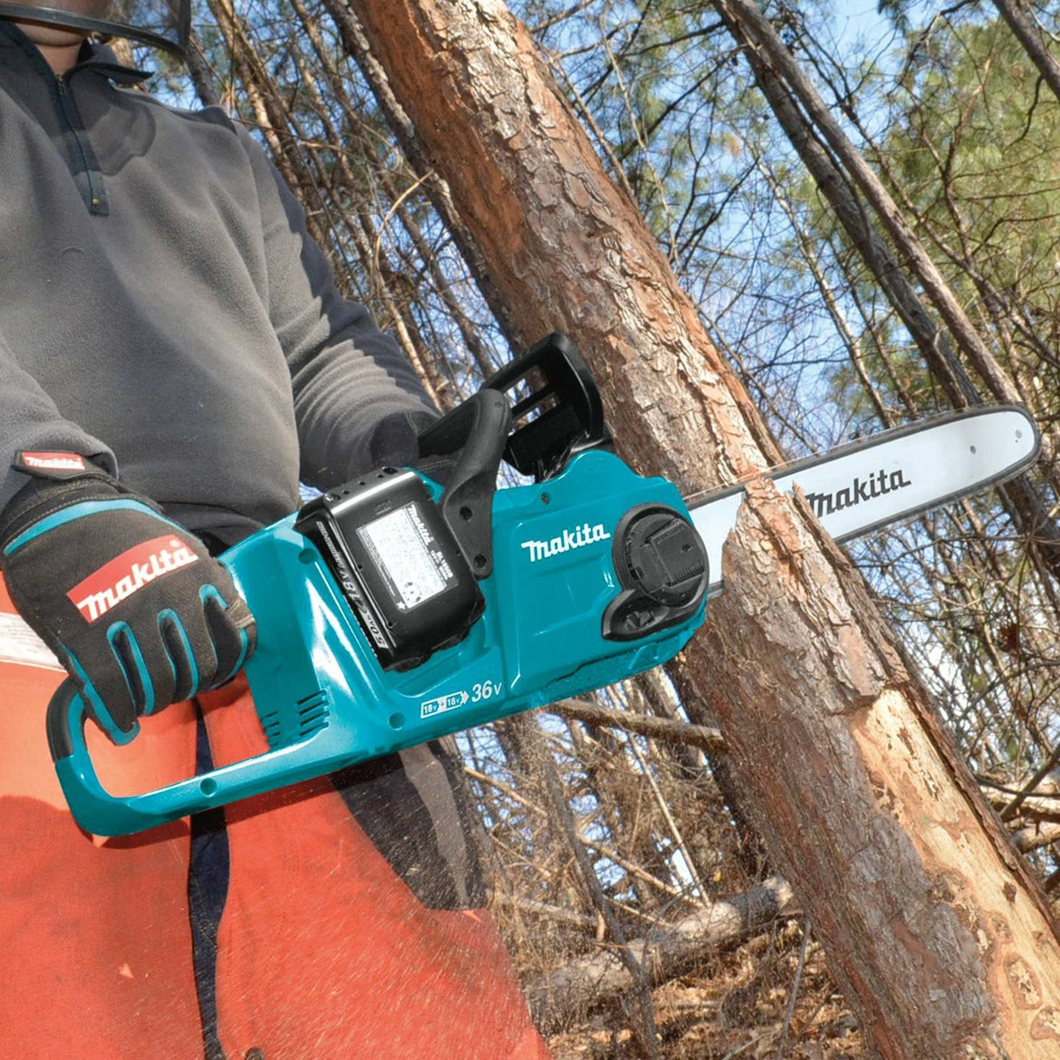 Makita X2 XCU04PT 36-Volt LXT 16-Inch Brushless Cordless Chainsaw Kit 10 Makita X2 XCU04PT 36-Volt LXT 16-Inch Brushless Cordless Chainsaw Kit