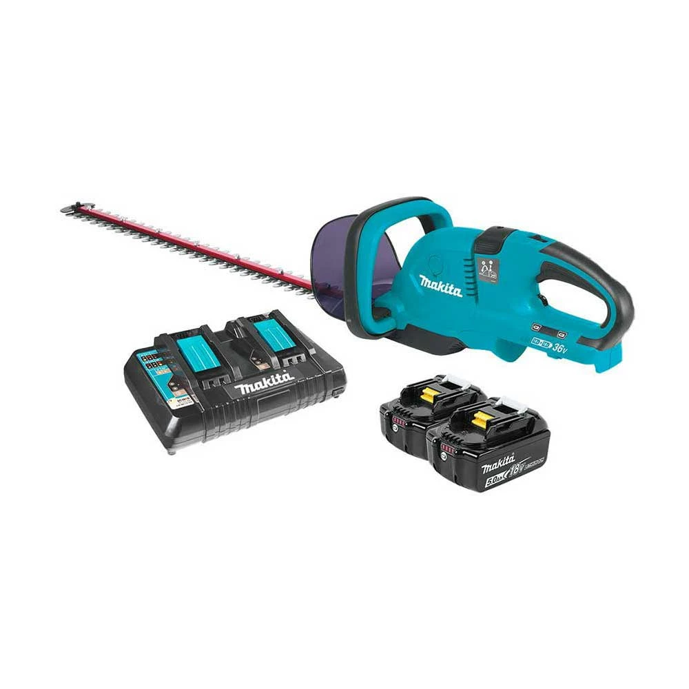 Makita X2 XHU04PT 36-Volt LXT 5.0 Ah Lithium-Ion Cordless Hedge Trimmer Kit Lawn & Outdoor Power 3 Makita X2 XHU04PT 36-Volt LXT 5.0 Ah Lithium-Ion Cordless Hedge Trimmer Kit Lawn & Outdoor Power