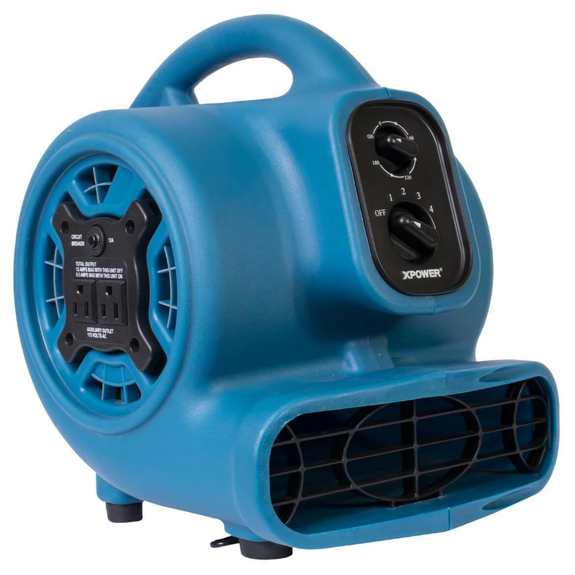 XPower P-230AT 1/4-Hp 2.3-Amp 925-Cfm Electric Mini Mighty Air Mover - Blue 3 XPower P-230AT 1/4-Hp 2.3-Amp 925-Cfm Electric Mini Mighty Air Mover - Blue