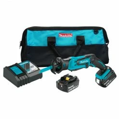 Makita XRJ01T 18-Volt 1/2-Inch 5.0Ah Lithium-Ion Cordless Reciprocating Saw Kit Tools & Equipment