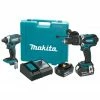 Makita XT263M 18-Volt 4.0Ah 2-Tool Impact Driver And Drill Driver Combo Kit Tools & Equipment