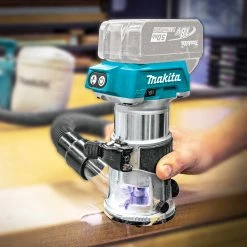Makita XTR01Z 18-Volt 1/4-Inch Cordless Brushless Compact Router - Bare Tool Tools & Equipment